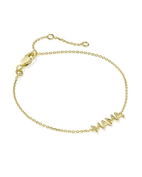 Mama Sparkle 18k Gold Vermeil Delicate Chain Bracelet