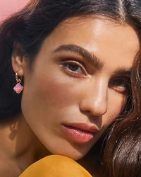 Mallory Rose Gold Huggie Earrings