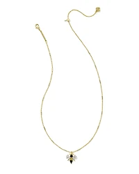 Bee Gold Short Pendant Necklace