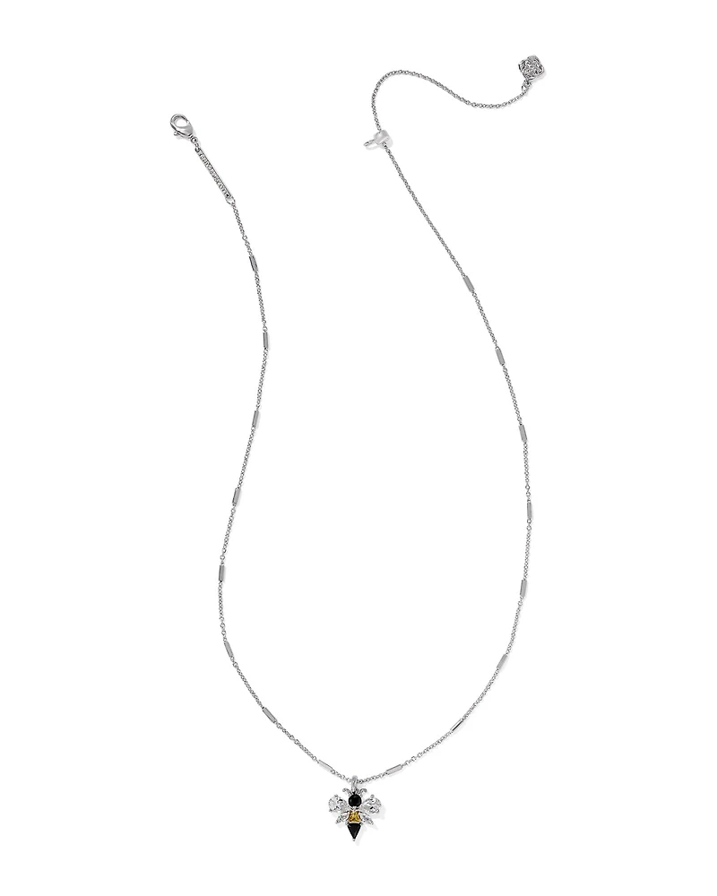 Bee Gold Short Pendant Necklace