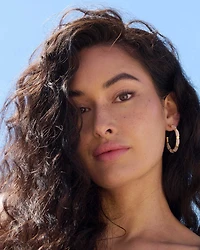 Gigi Gold Hoop Earrings in Mix