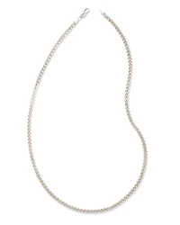 Curb Chain Necklace in Sterling Silver