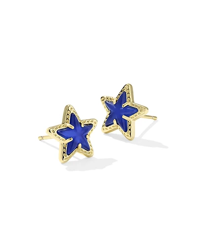 Cassidy Gold Stud Earrings