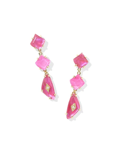 Bianca Gold Linear Earrings
