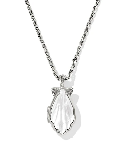 Alexa Locket Vintage Gold Short Pendant Necklace