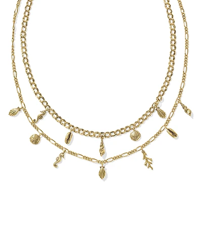 Alexa Vintage Silver Multi Strand Necklace