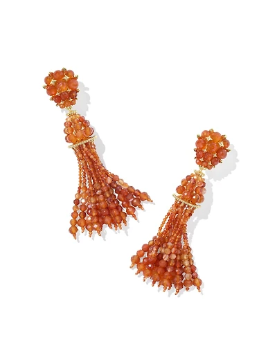 Sylvia Gold Clip-On Statement Earrings