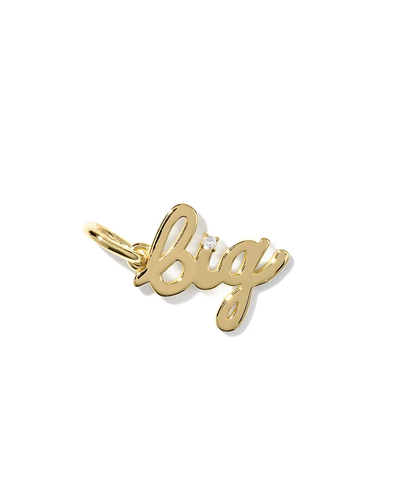 Big Sterling Silver Charm