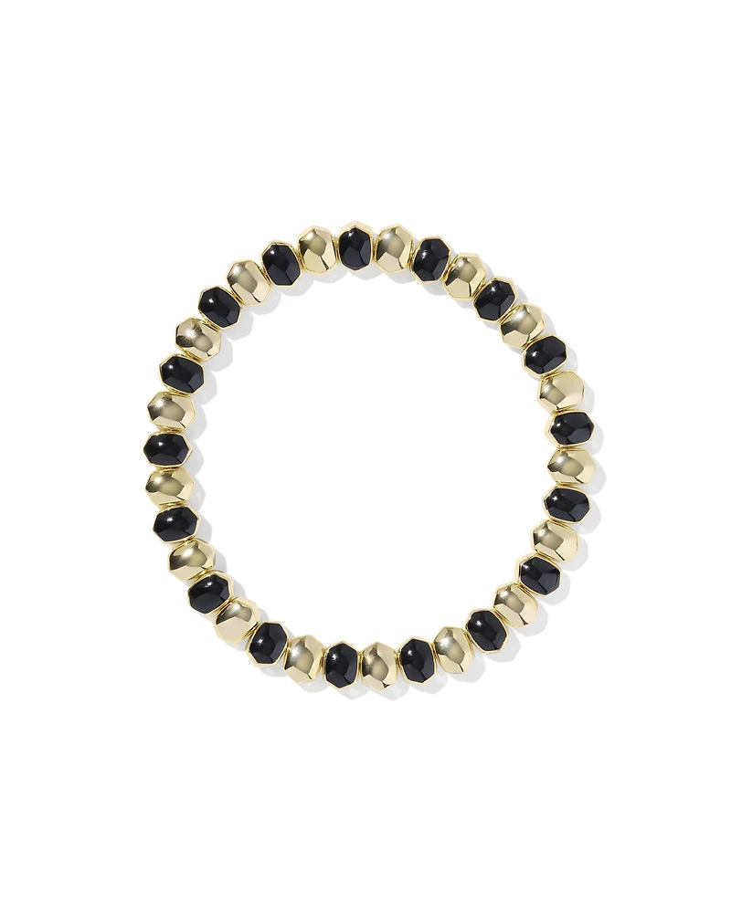 Daphne Enamel Gold Stretch Bracelet
