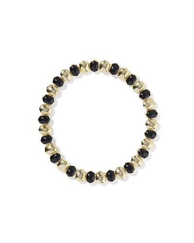 Daphne Enamel Gold Stretch Bracelet
