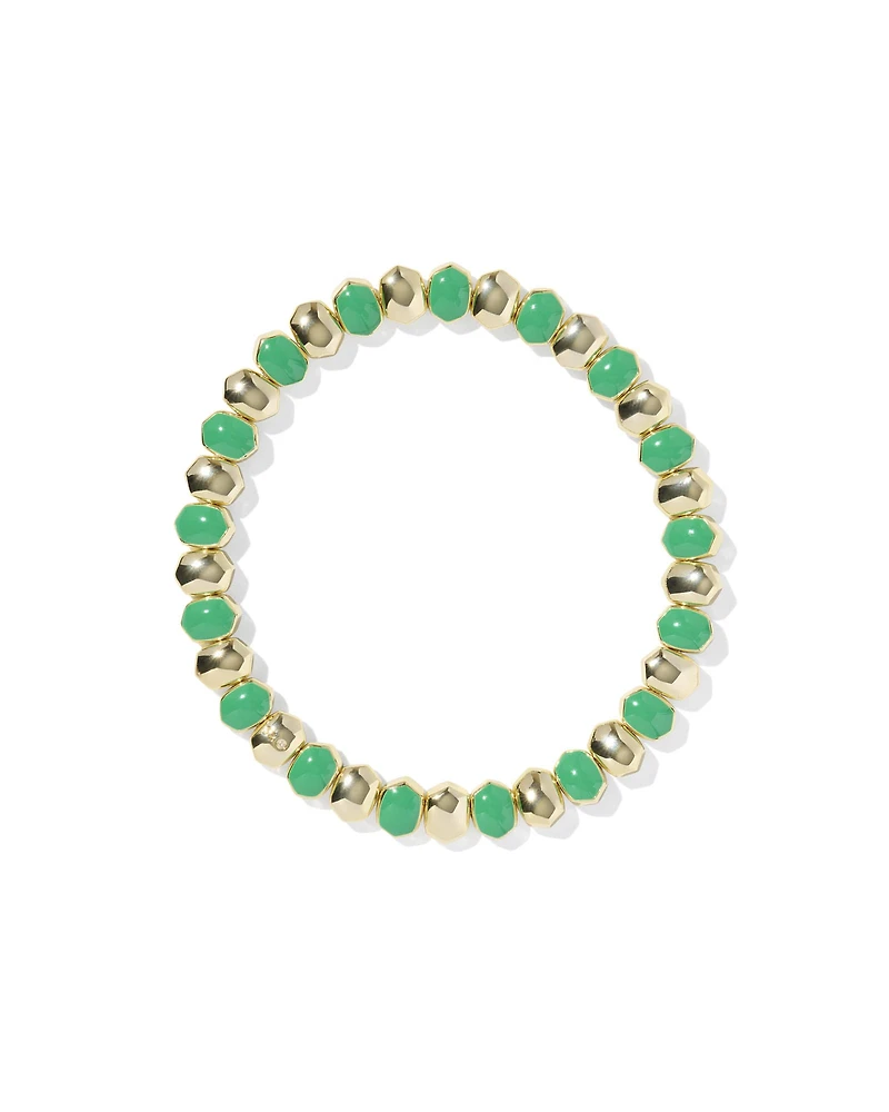 Daphne Enamel Gold Stretch Bracelet