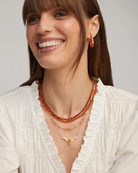 Ainsley Gold Convertible Chain Necklace
