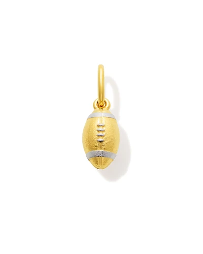 Metal Football Charm Sterling Silver