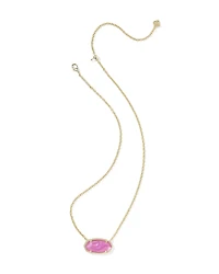 Elisa Gold Statement Short Pendant Necklace