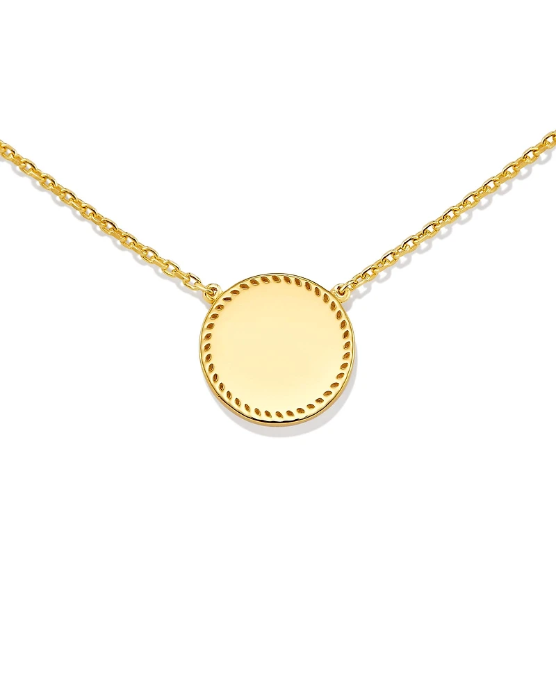 Aubree Pendant Necklace 18k Gold Vermeil