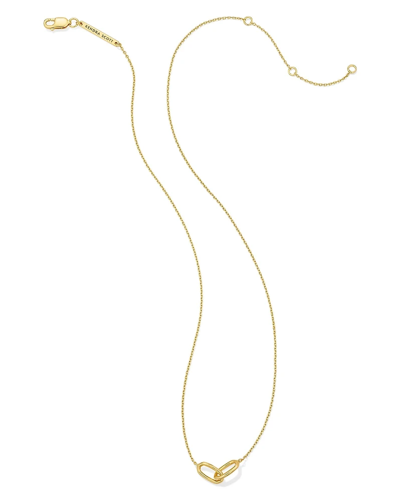 Danielle 18k Gold Vermeil Interlocking Pendant Necklace