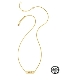 Alpha Epsilon Phi Pendant Necklace Sterling Silver
