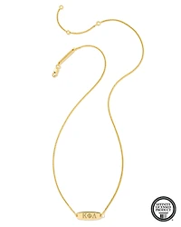 Kappa Phi Lambda Pendant Necklace Sterling Silver