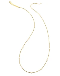 Emmaline Sterling Silver Strand Necklace Freshwater Cultured Pearl