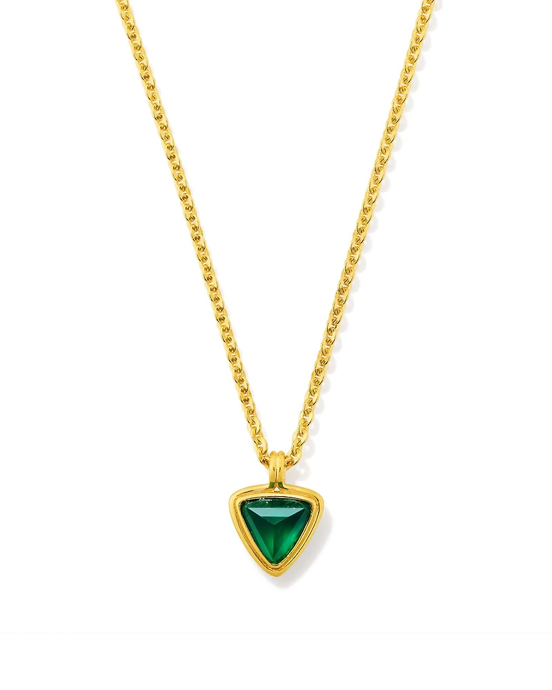 Morgan 18k Gold Vermeil Pendant Necklace Ivory Mother-of-Pearl
