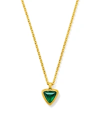 Morgan 18k Gold Vermeil Pendant Necklace Ivory Mother-of-Pearl