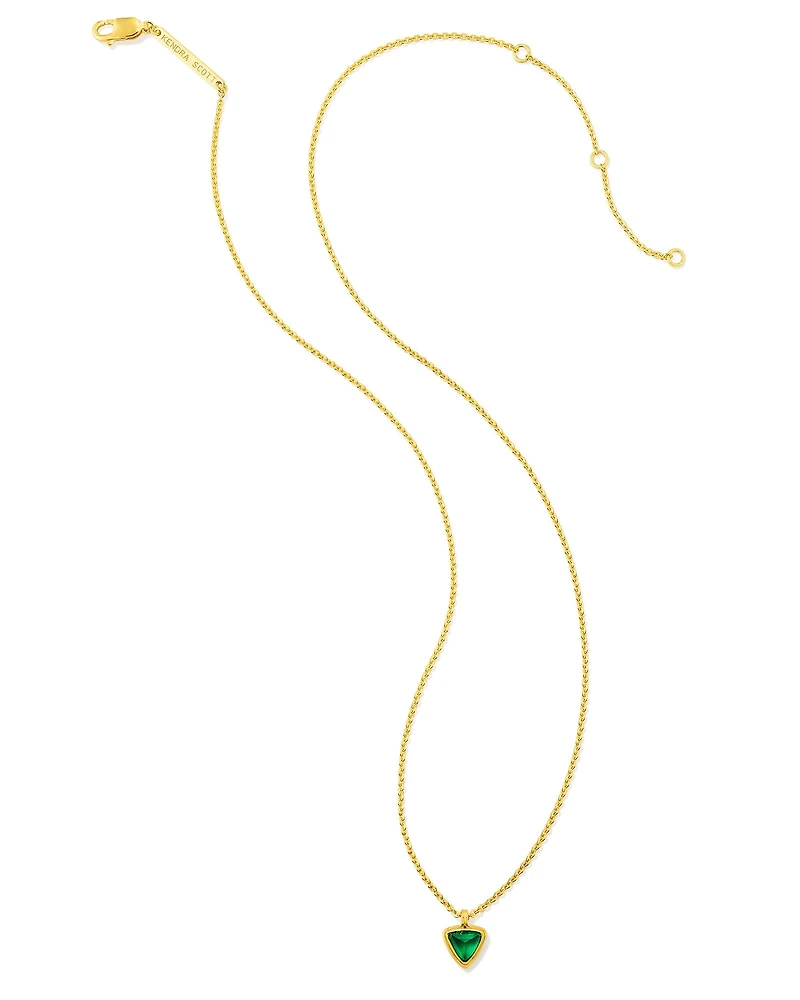 Morgan 18k Gold Vermeil Pendant Necklace Ivory Mother-of-Pearl