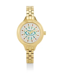 Eye Alex Gold Tone Stainless Steel 35mm Narrow Watch