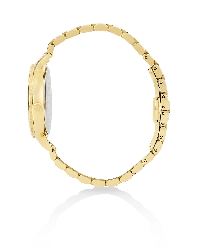 Eye Alex Gold Tone Stainless Steel 35mm Narrow Watch