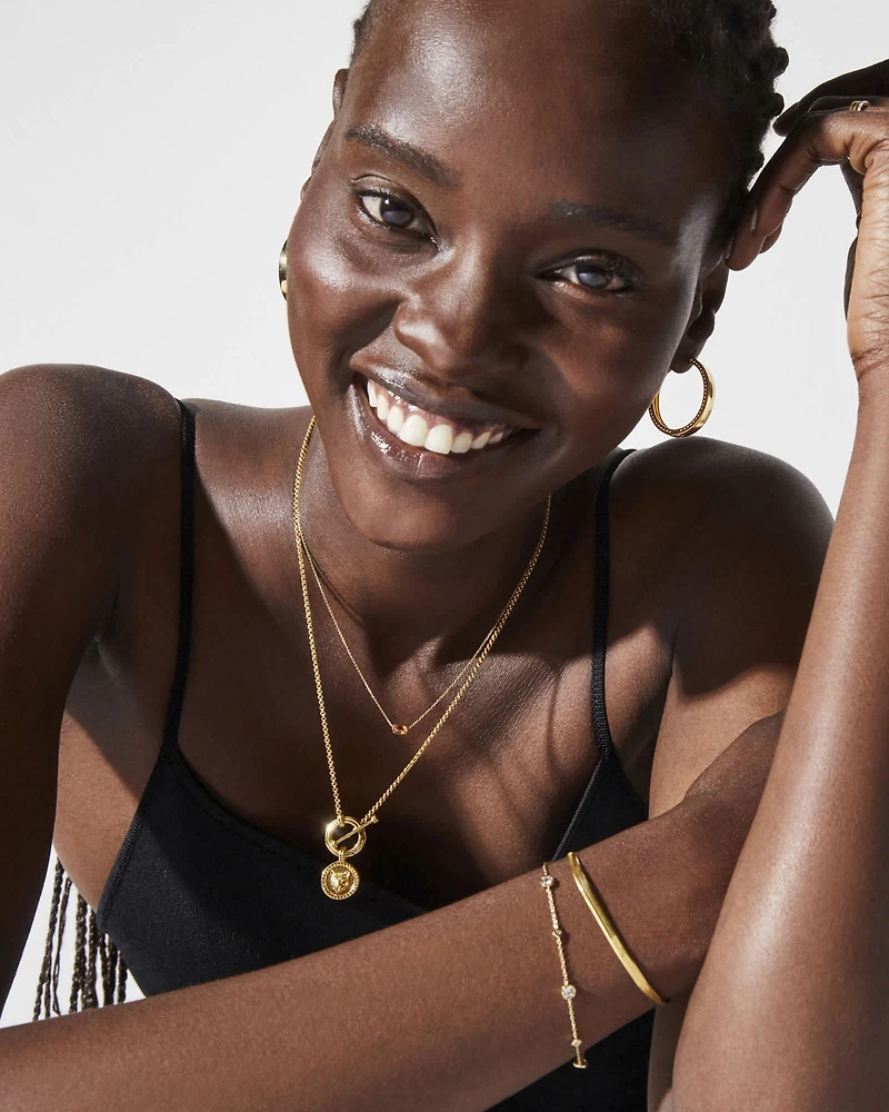 Kimberly Chain Necklace in 18k Gold Vermeil