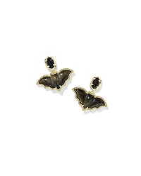 Bat Gold Drop Earrings