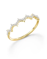 0.2 ct Finley 14k Yellow Gold Band Ring White Diamond