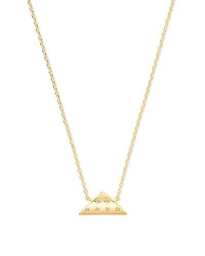Folds of Honor Pendant Necklace Gold