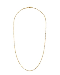 Roll Bar Chain Necklace in 18k Yellow Gold Vermeil