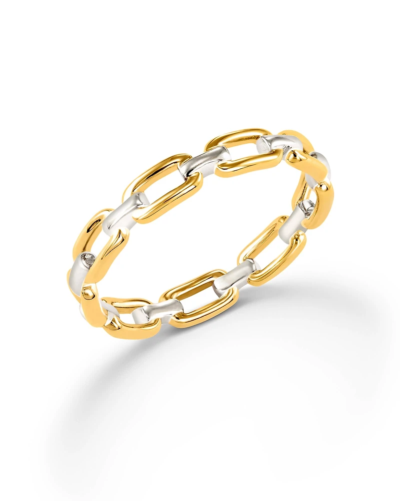 Wren Band Ring Mixed Metal