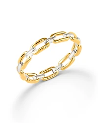 Wren Band Ring Mixed Metal