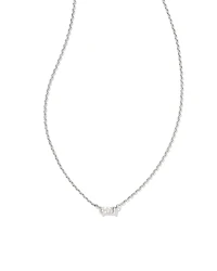 Juliette Gold Pendant Necklace White CZ