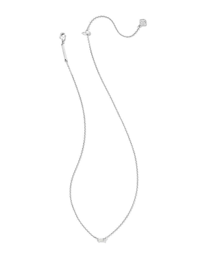Juliette Gold Pendant Necklace White CZ