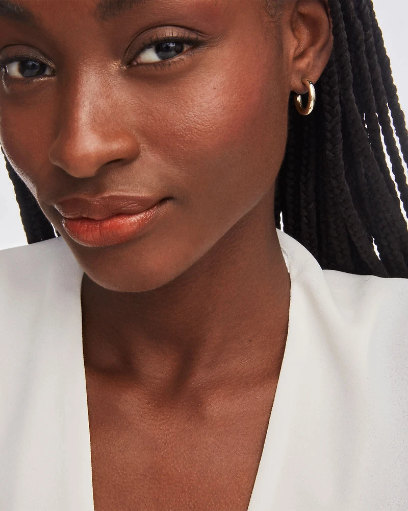 Colette Huggie Earrings Gold