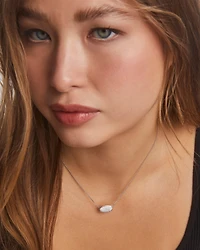 0.39 ct Elisa Pendant Necklace Pave Diamond and 14k Yellow Gold