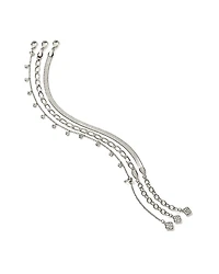 Kassie Set of 3 Chain Bracelets Silver