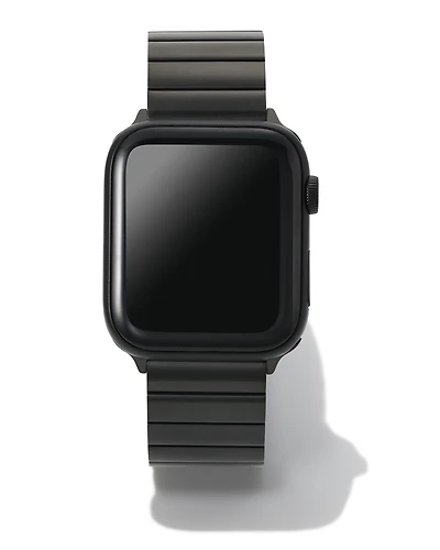 Hudson Watch Band Gunmetal Stainless Steel