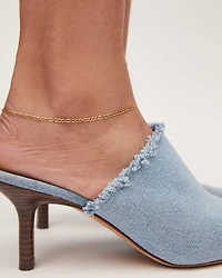 Rylie Anklet in 18k Yellow Gold Vermeil