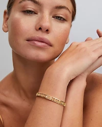 Kelly Bangle Bracelet Gold