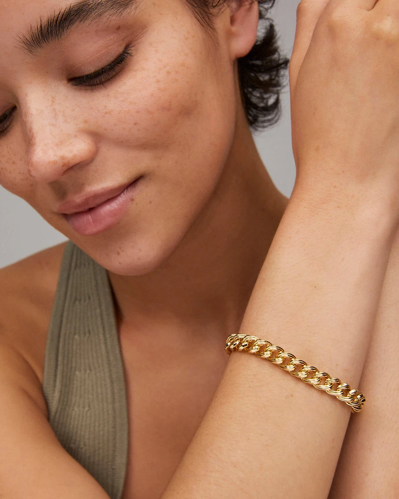 Vincent Chain Bracelet Silver