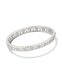 Kelly Bangle Bracelet Silver