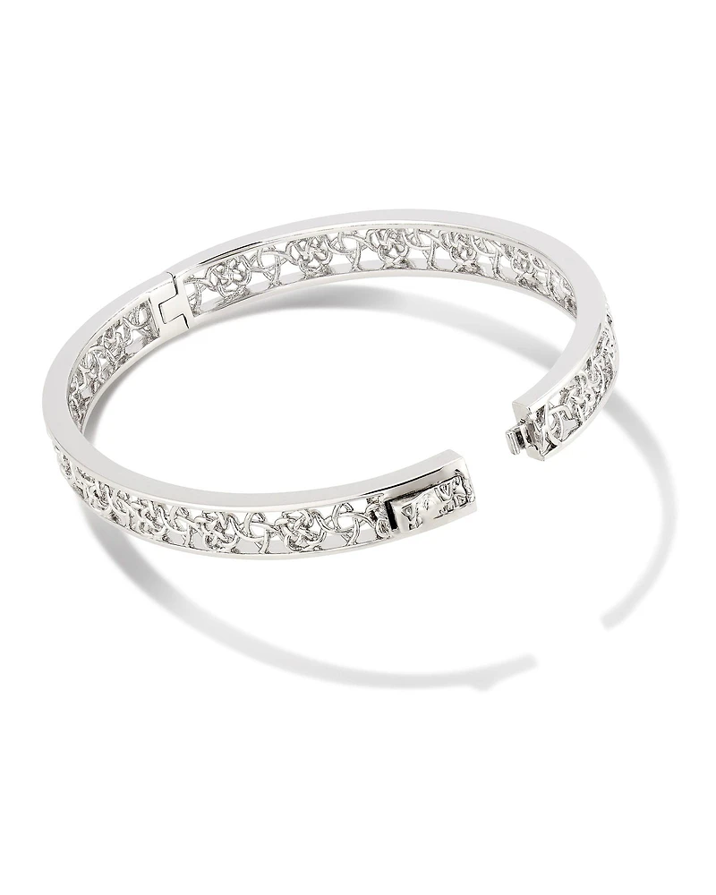 Kelly Bangle Bracelet Silver