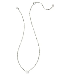 Cailin Silver Pendant Necklace Red Crystal