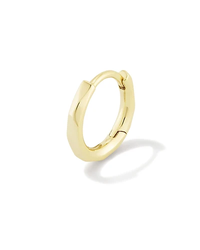 Addison Single Huggie Earring in Silver