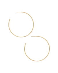 Keeley 50mm Hoop Earrings 18k Gold Vermeil