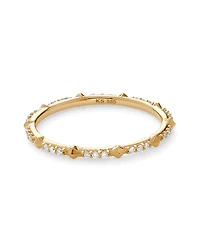 Astrid 14k Yellow Gold Ring White Diamond